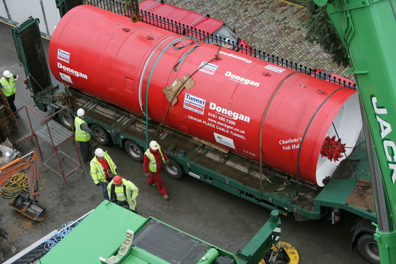  Image of Donegan employees pipe jacking