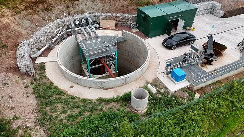 Audlem - Completed storm shaft